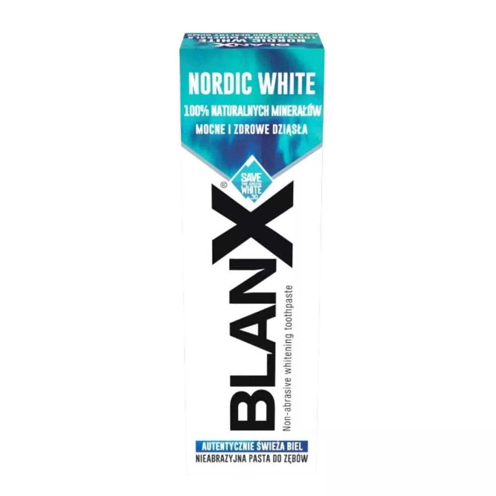Nordic White Pasta do zębów wybielająca z kompleksem lodowcowym