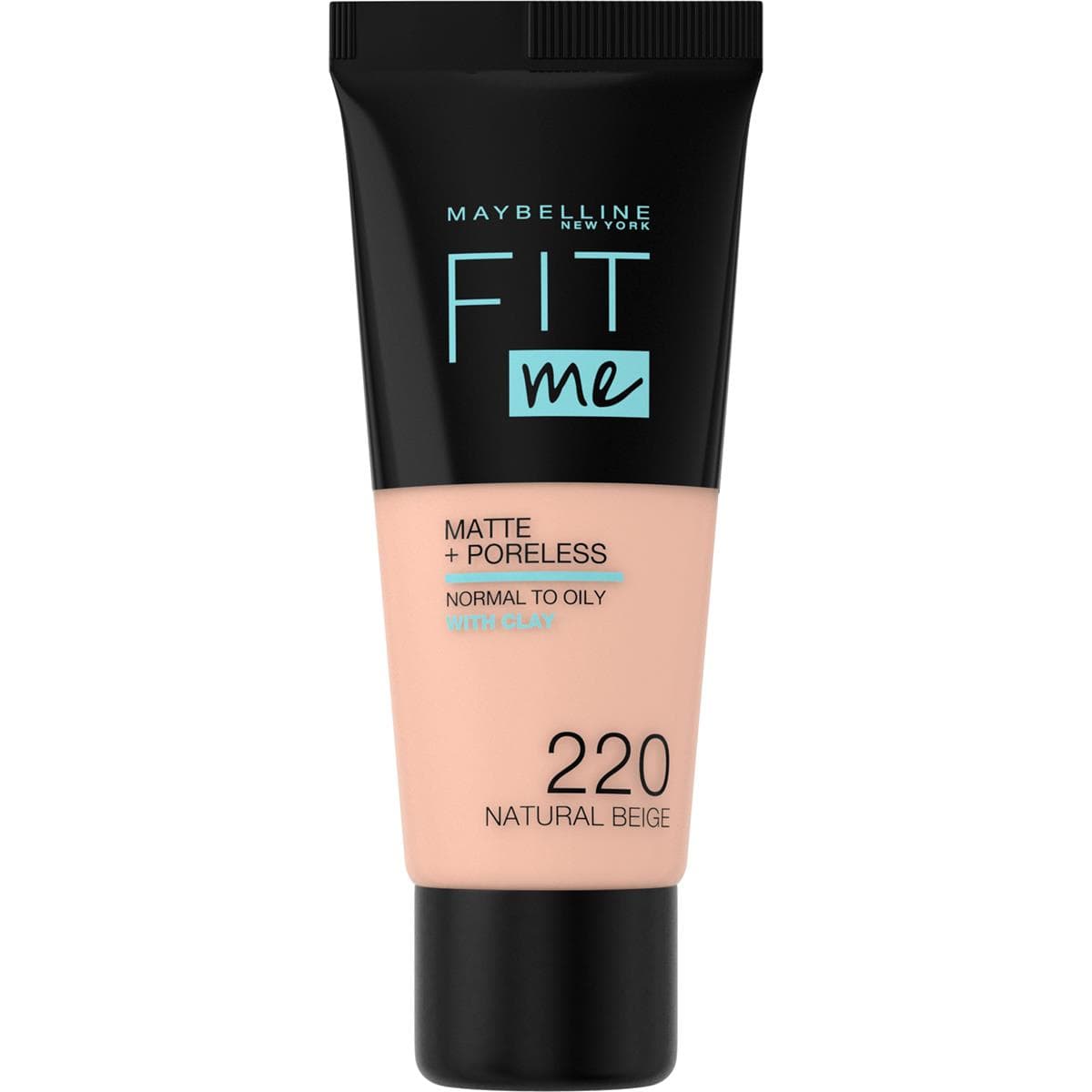 Fit Me Matte & Poreless Foundation matujący podkład do twarzy 220 Natural Beige