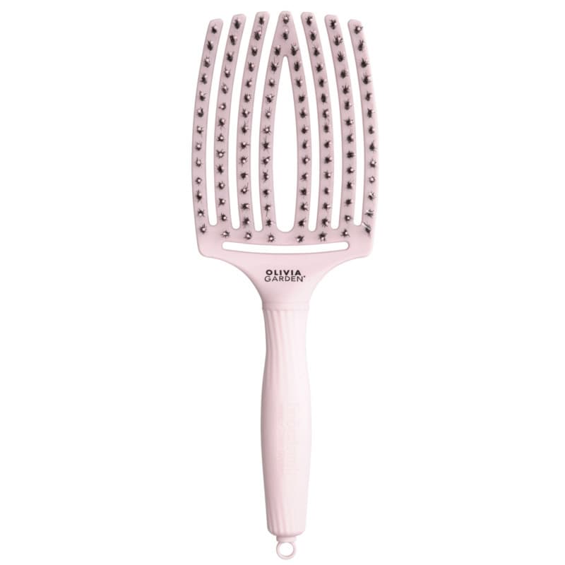 FingerBrush - Boar & Nylon - Szczotka do rozczesywania włosów - Pastel Pink -