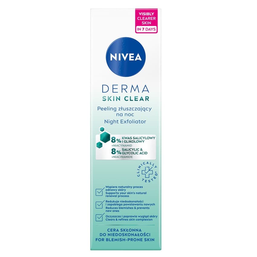 Derma Skin Clear peeling złuszczający na noc