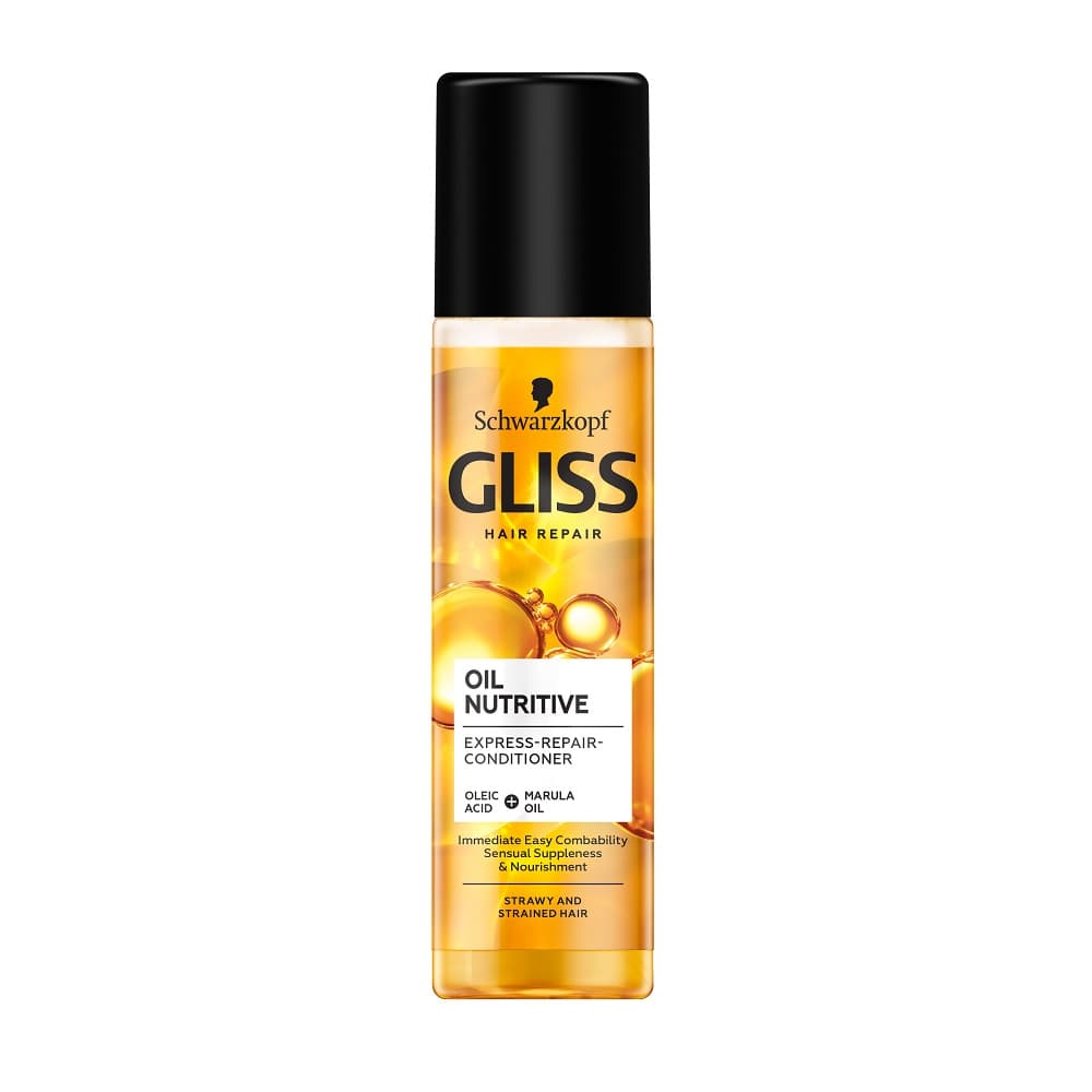 Gliss Oil Nutritive Express Repair Conditioner ekspresowa odżywka regeneracyjna do włosów przesuszonych i nadwyrężonych