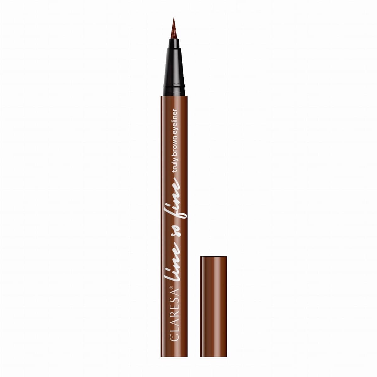 LINE SO FINE - Truly Brown Eyeliner - Brązowy eyeliner w pisaku