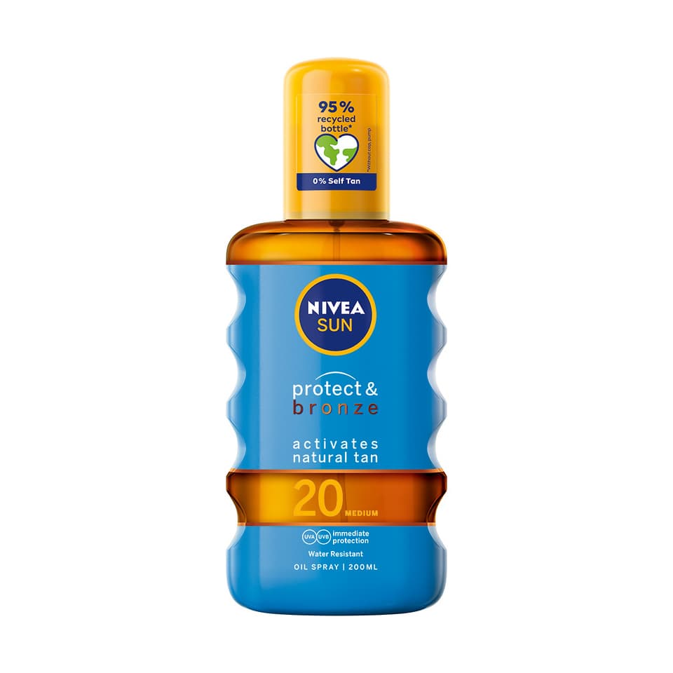 SUN Protect & Bronze Olejek w sprayu aktywujący naturalną opaleniznę SPF20