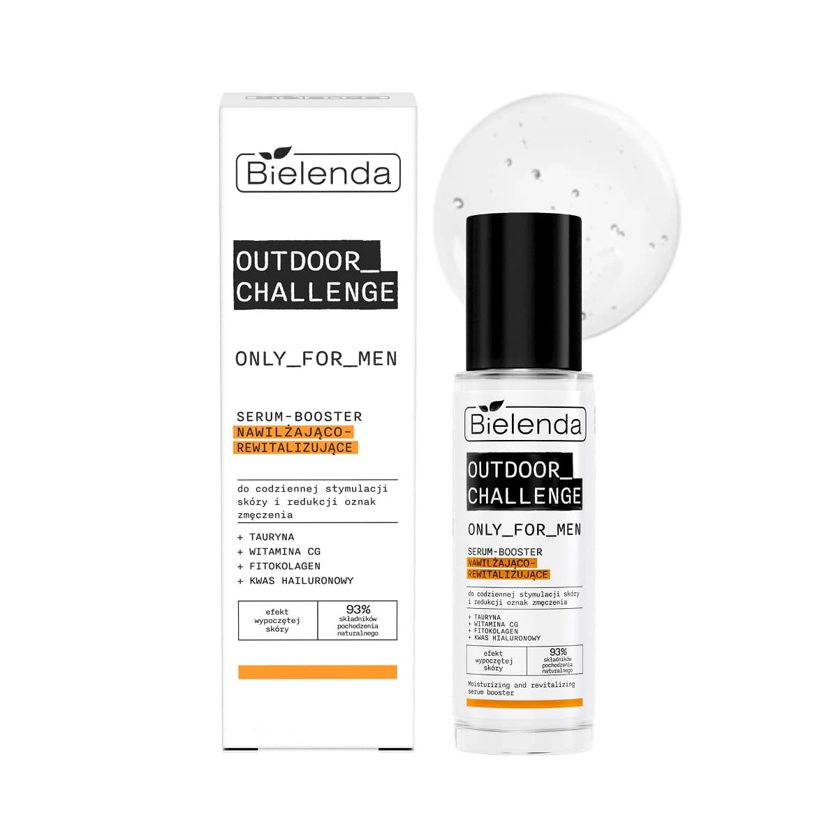 Outdoor Challenge Serum-booster dla mężczyzn nawilżająco-rewitalizujące