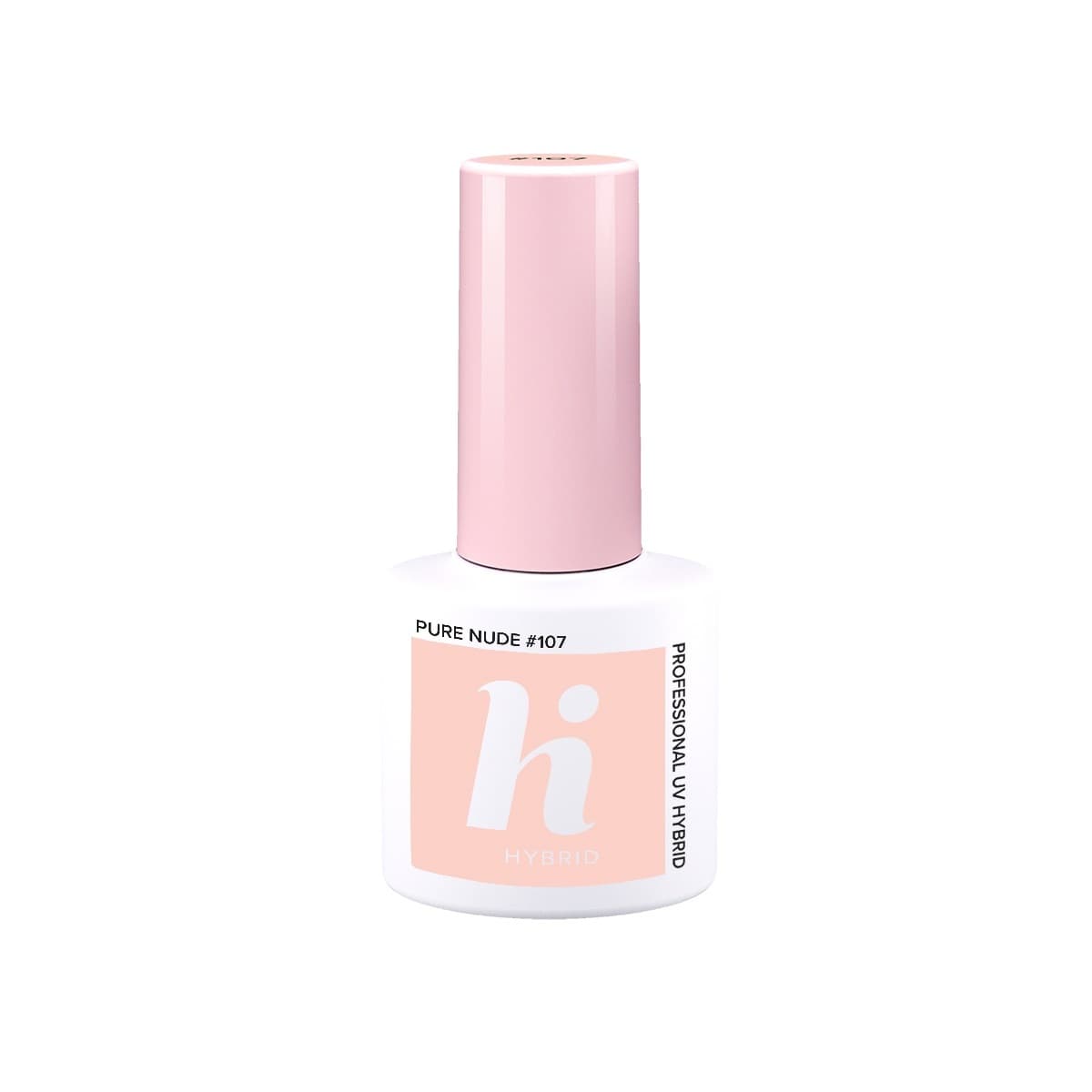 hybrid, lakier hybrydowy,, #107 Pure Nude