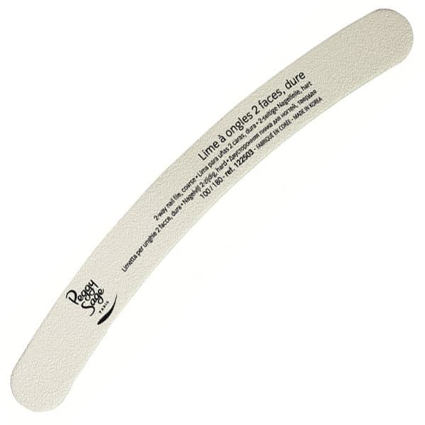 2-Way Nail File Coarse pilnik do paznokci dwustronny 100/180 biały