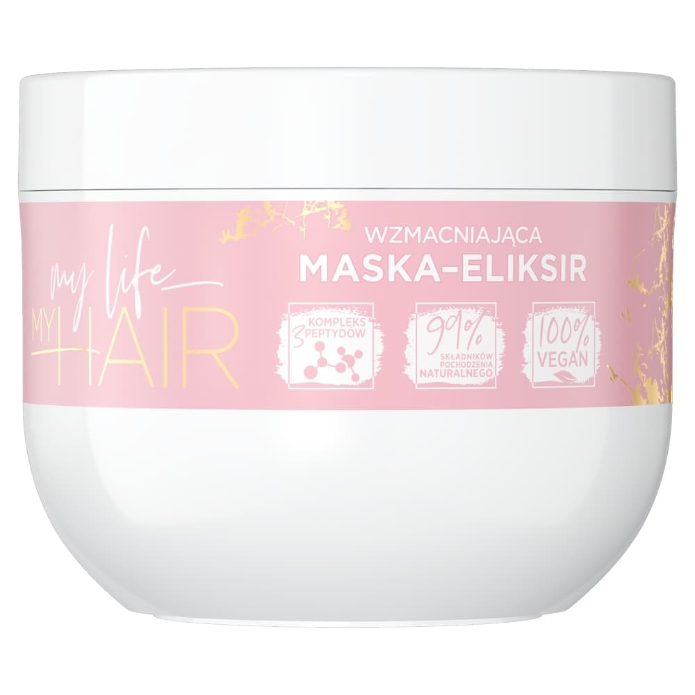 My Life My Hair - Wzmacniająca maska-eliksir do włosów średnioporowatych -