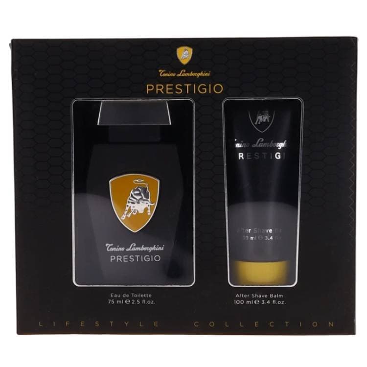 Prestigio zestaw woda toaletowa spray + balsam po goleniu