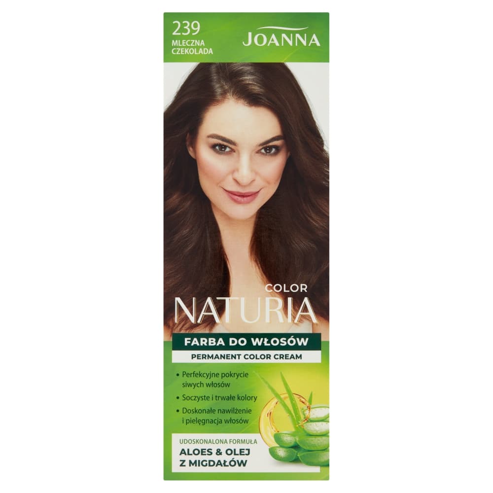 Naturia Color Nawilżająca Farba Do Włosów Aloe 239 Mleczna Czekolada
