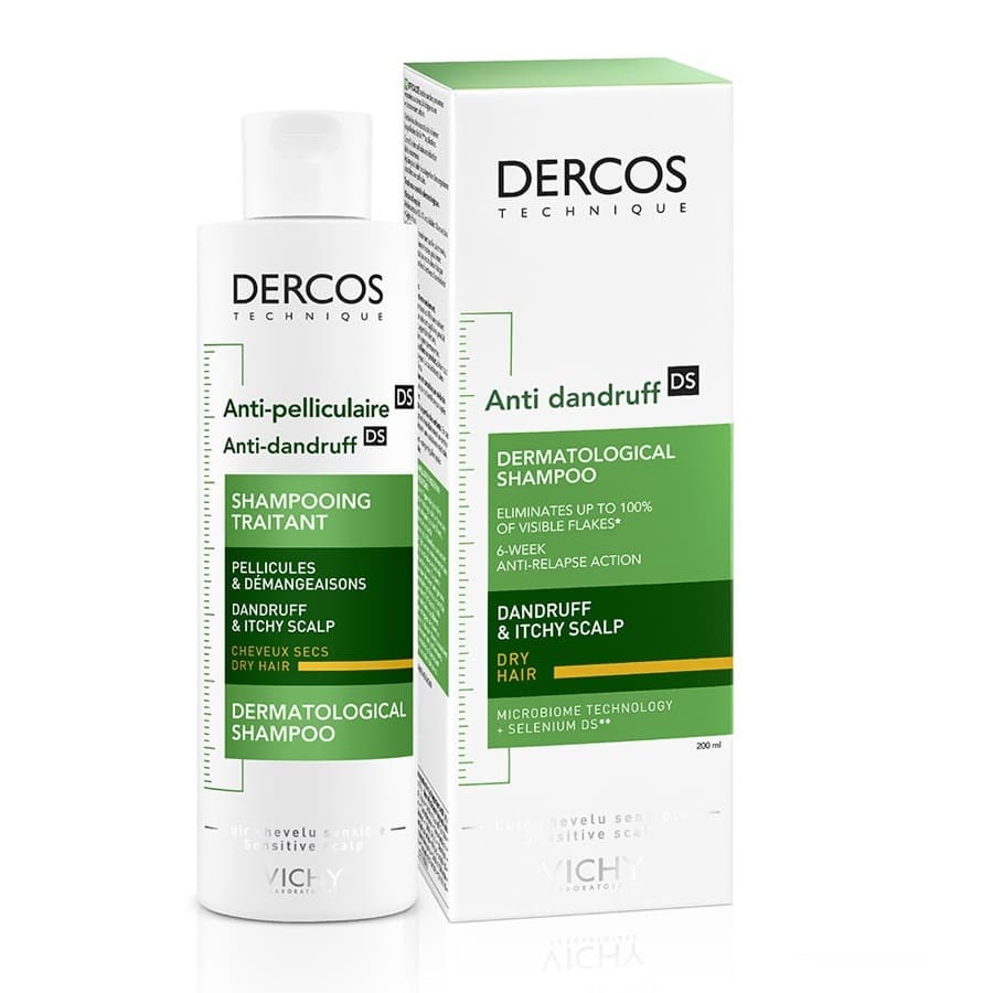 Dercos Anti-Dandruff Shampoo szampon przeciwłupieżowy do włosów suchych