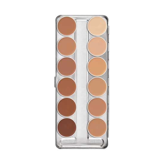 Dermacolor, Camouflage Creme Palette, paleta 12 kamuflaży,, D