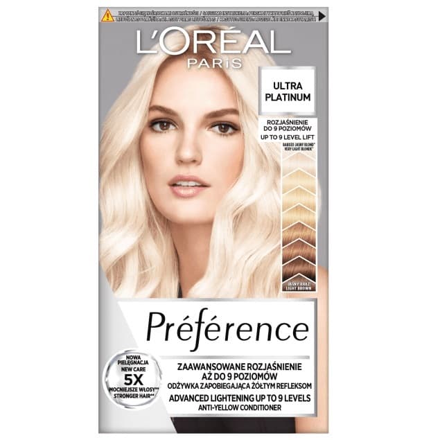Loreal Preference Le Blonding Farba do włosów - Ultra Platinium Bleach (2x +)