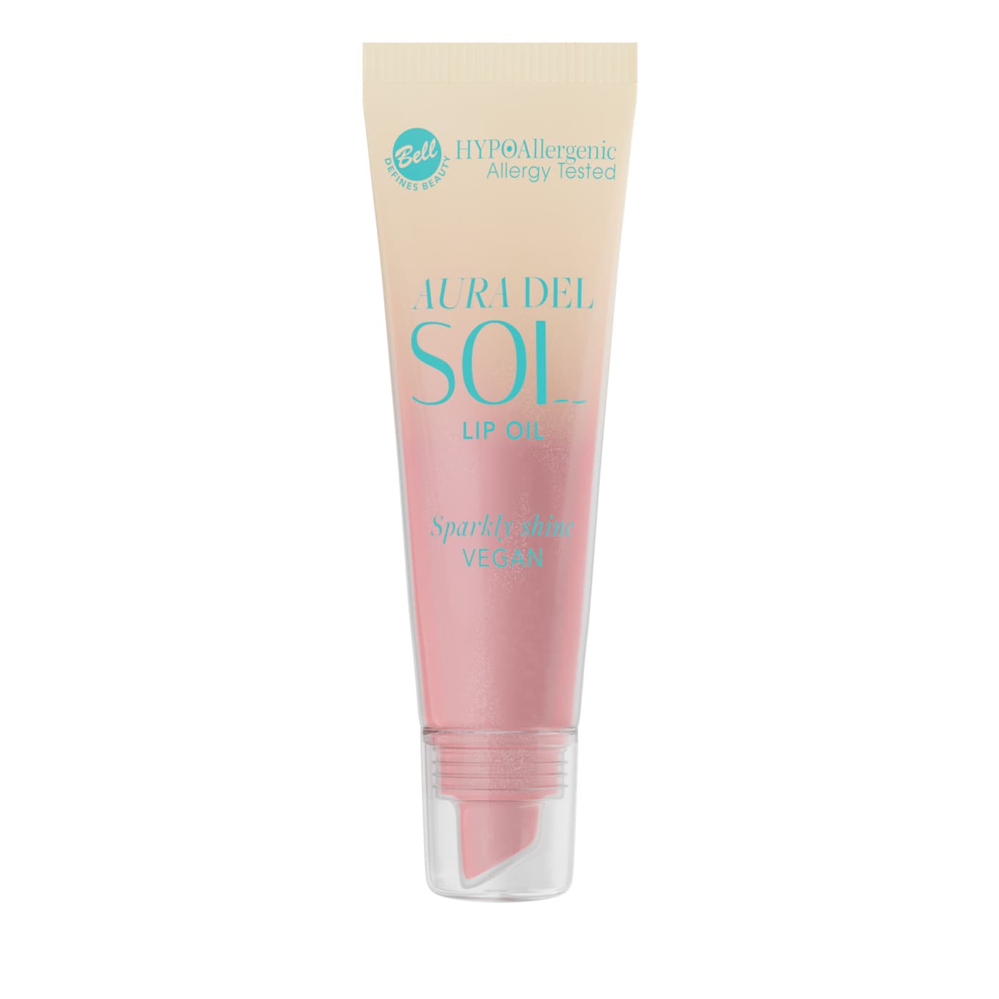 HYPOAllergenic Aura Del Sol, hypoalergiczny olejek do ust z drobinkami, 01
