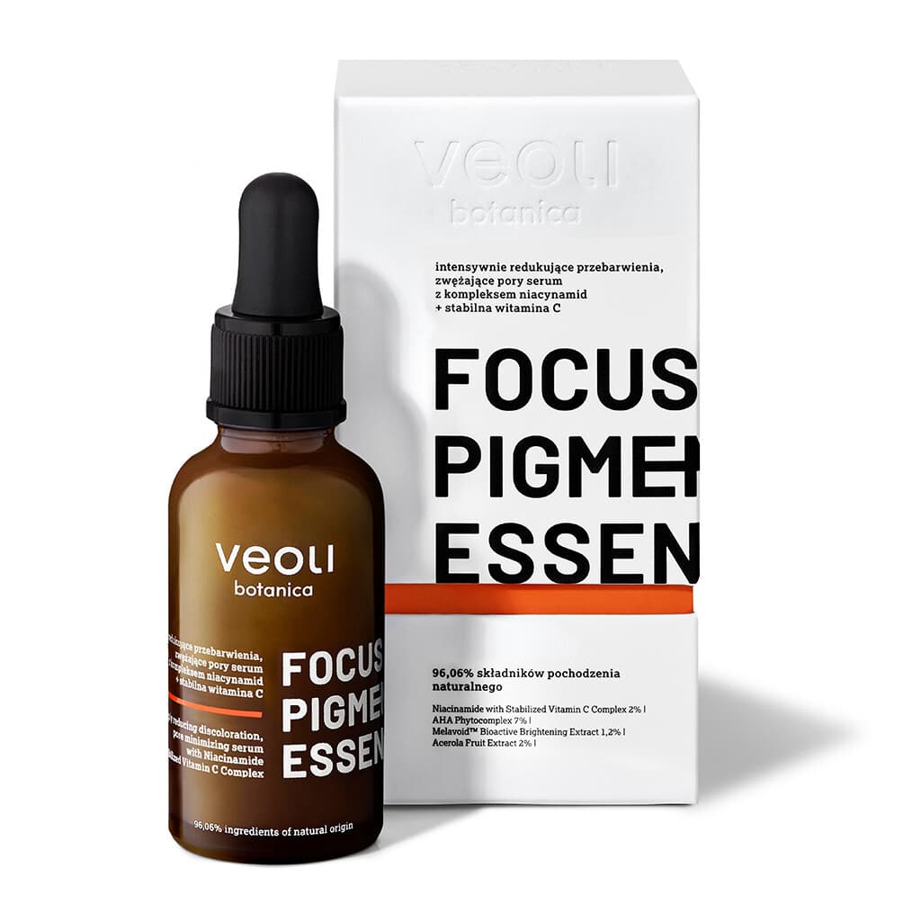Focus Pigmentation Essence intensywnie redukujące przebarwienia i zwężające pory serum z kompleksem niacynamid + stabilna witamina C