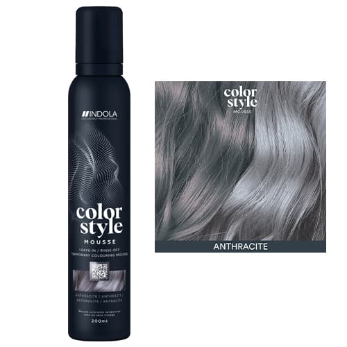 Profession Color Style Mousse, pianka koloryzująca, antracyt