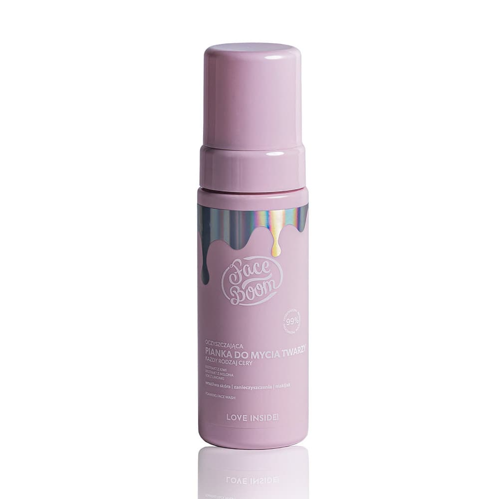 Face Boom - FOAMING FACE WASH - Oczyszczająca pianka do mycia twarzy -