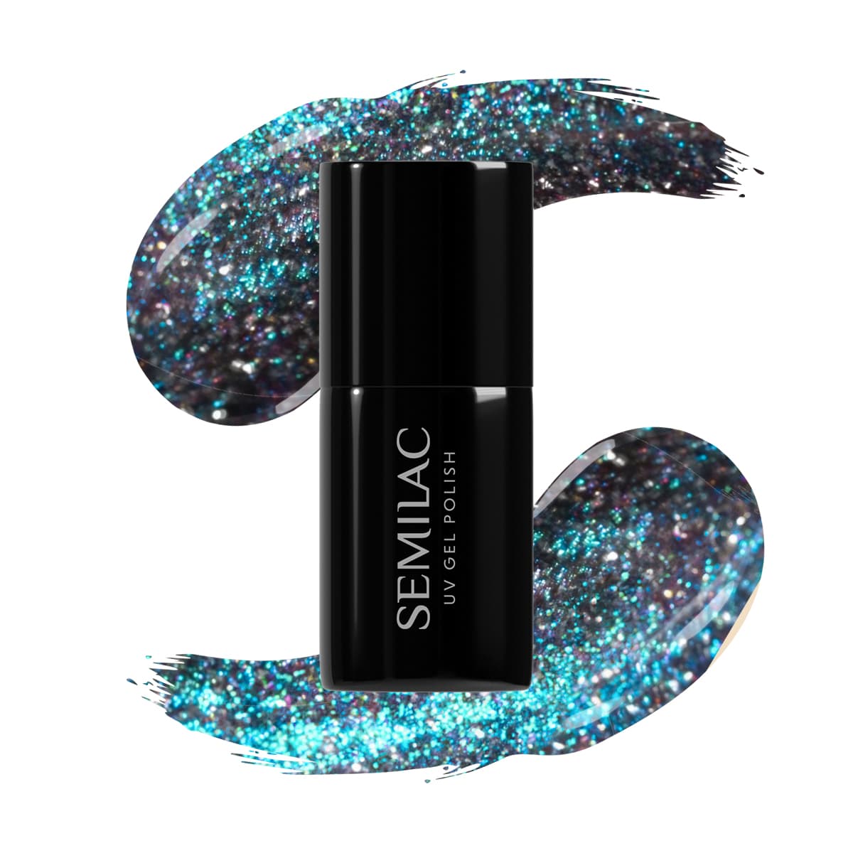 Galaxy Fresh, lakier hybrydowy Gel Polish, 828 Grey Holo