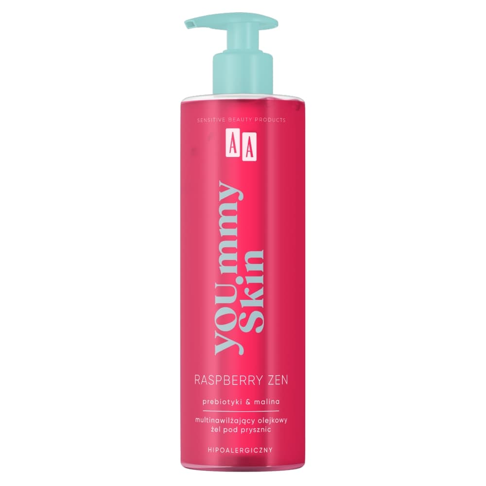 YOU.mmy Skin - Raspberry Zen - Multinawilżający, olejkowy żel pod prysznic -