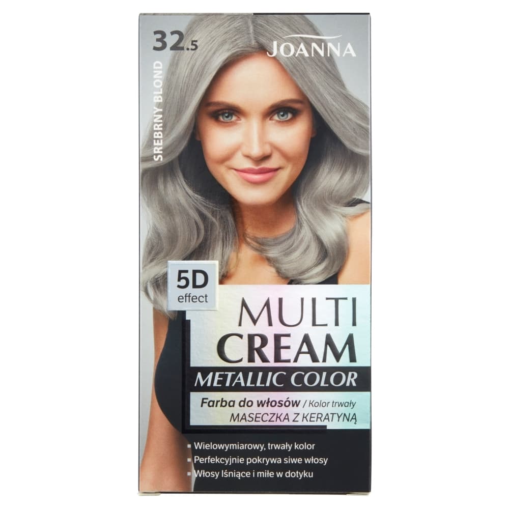 Multi Cream Metallic Color Farba do włosów - 32.5 Srebrny blond (++)