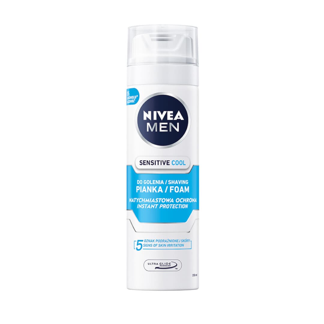 Men - Sensitive Cool - Instant Protection Shaving Foam - Chłodząca pianka do golenia dla mężczyzn -
