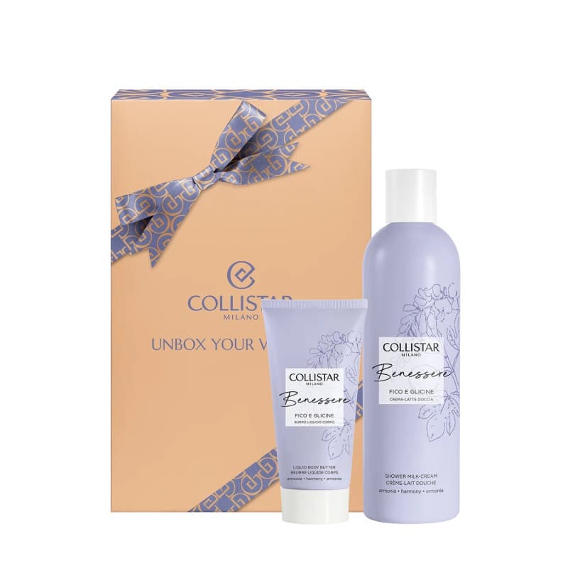 Unbox Your Wellness zestaw kremowe mleczko pod prysznic + miękkie masło do ciała