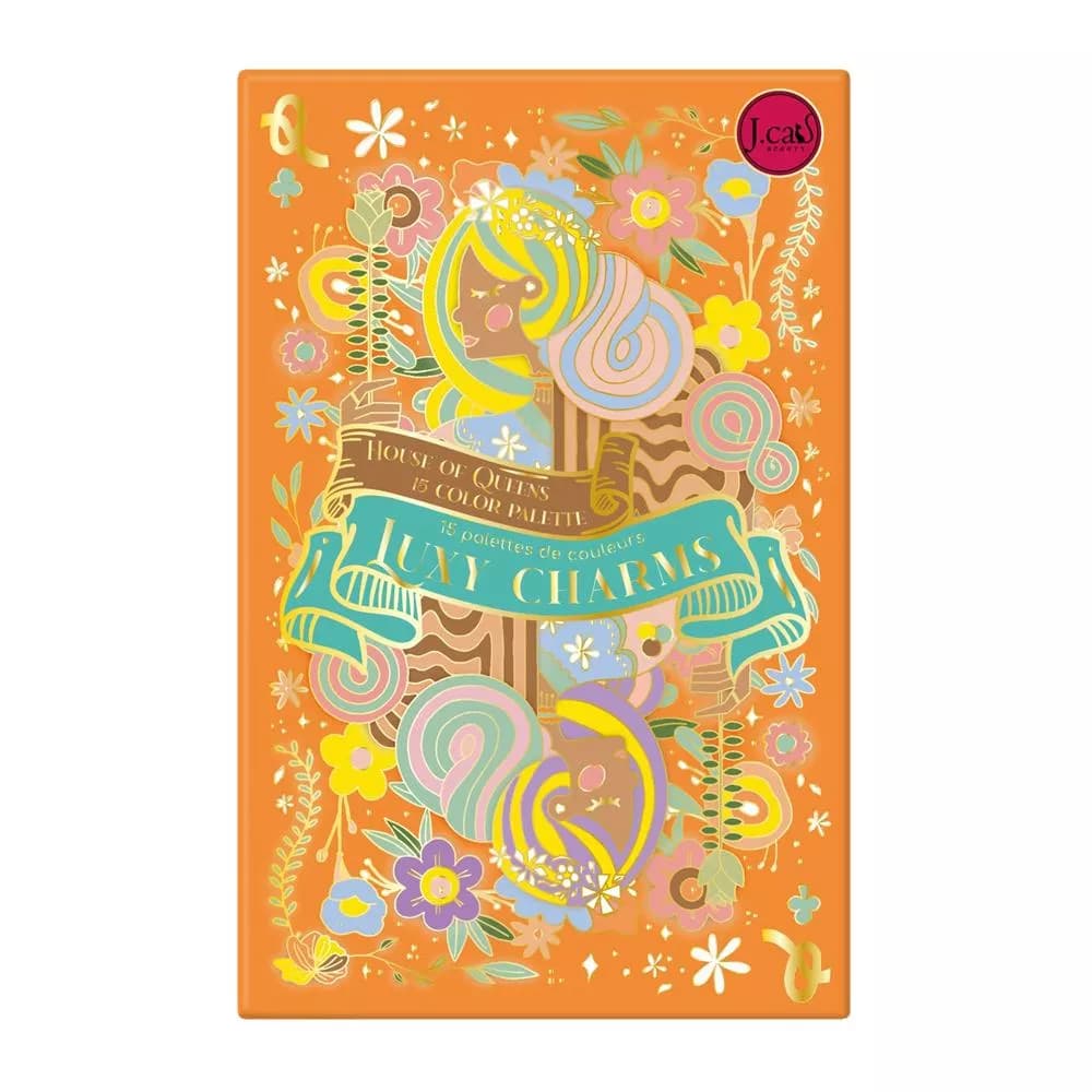 House of Queens 15 color paletter, paleta cieni do oczu, Luxy Charms