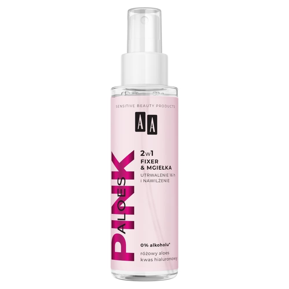 Pink Aloes Utrwalająco Nawilżający Spray 2w1