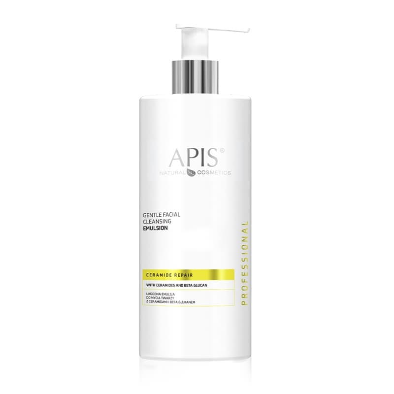 Apis CERAMIDE REPAIR Łagodna emulsja do mycia twarzy z ceramidami i beta glukanem