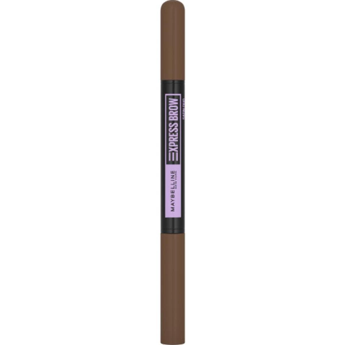 EXPRESS BROW - SATIN DUO - Dwustronna kredka do brwi - BRUNETTE