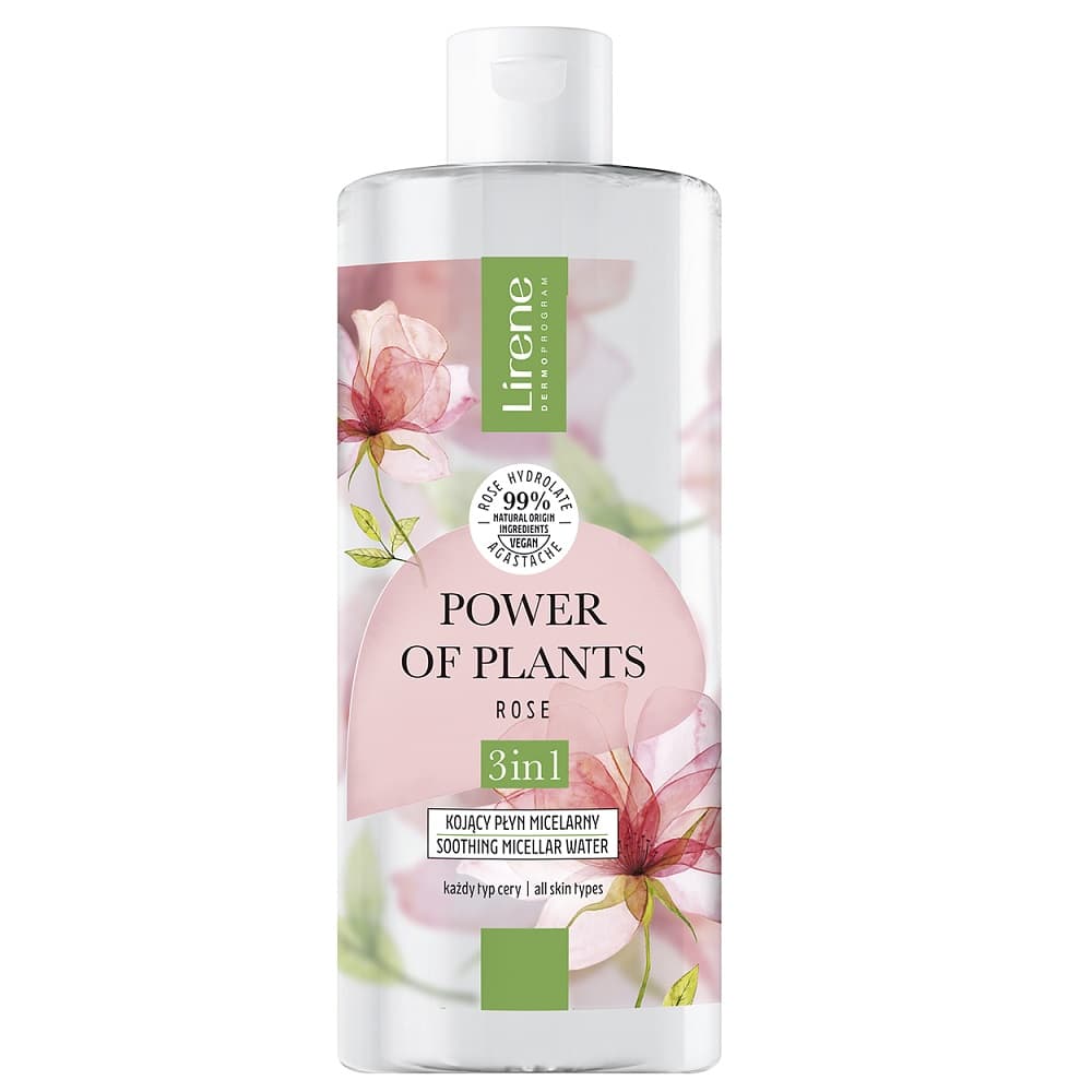 Dermoprogram Power of Plants Róża, kojący płyn micelarny 3 w 1