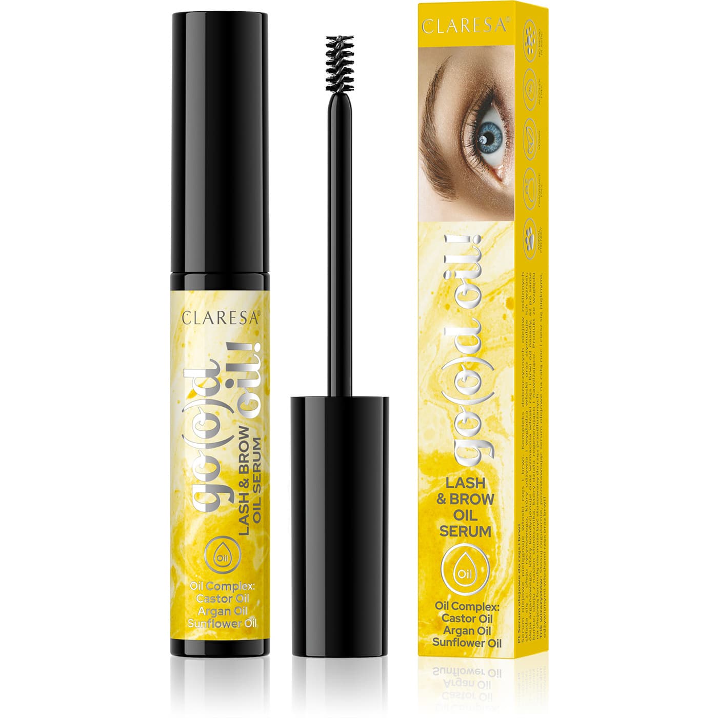 Go(o)d Oil Serum Do Rzęs i Brwi z Olejem Rycynowym i Arganowym