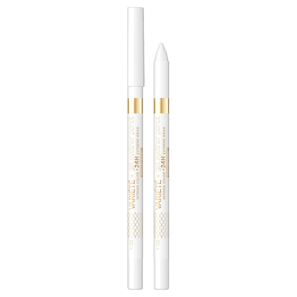 VARIETE - Gel Eyeliner Pencil - Żelowa kredka do oczu - 08 WHITE