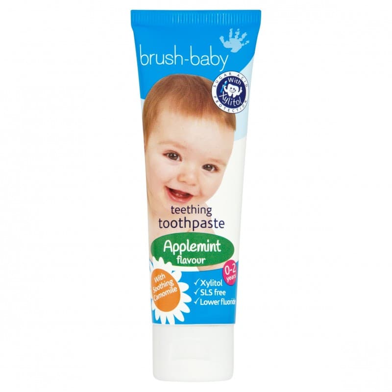 Baby Teething Toothpaste pasta do zębów dla dzieci 0- Applemint