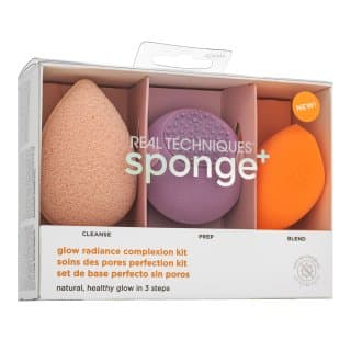 Sponge+ Glow Radiance Complexion Kit zestaw z ujednolicającą i rozjaśniającą skórę formułą