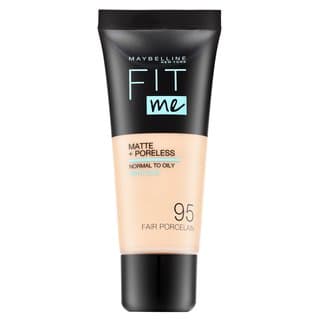 Fit Me! Foundation Matte + Poreless podkład w płynie z formułą matującą 095 Fair Porcelain