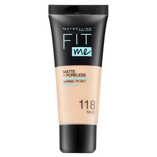 Fit Me! Foundation Matte + Poreless podkład w płynie z formułą matującą 118 Nude