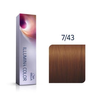 Illumina Color profesjonalna permanentna farba do włosów 7/43