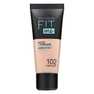 Fit Me! Foundation Matte + Poreless podkład w płynie z formułą matującą 102 Fair Ivory