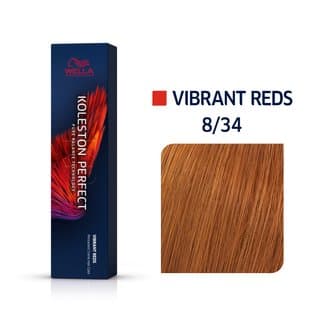 Koleston Perfect Vibrant Reds profesjonalna permanentna farba do włosów 8/34