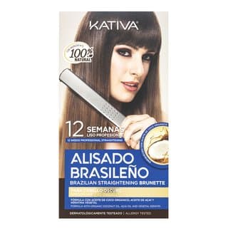 Brazilian Straightening Brunette Kit zestaw z keratyną do prostowania włosów