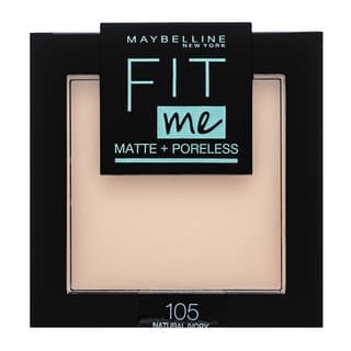 Fit Me! Matte + Poreless Powder puder z formułą matującą 105 Natural Ivory