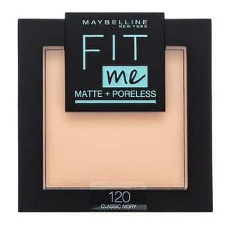 Fit Me! Matte + Poreless Powder puder z formułą matującą 120 Classic Ivory