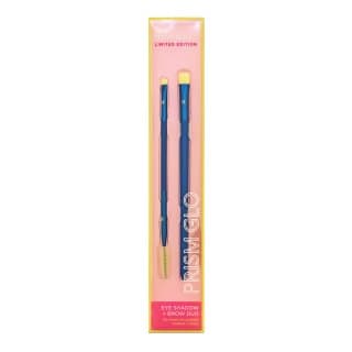 Prism Glo Eyeshadow + Brow Duo Eye Brush Set zestaw pędzli do brwi