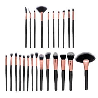 Makeup Brush Set Black zestaw pędzli