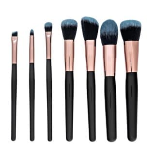 Makeup Brush Set Black zestaw pędzli