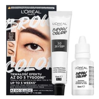 Brow Color Semi-Permanent Eyebrow Tint semi- permanentna farba do brwi 3.0 Dark Brunette