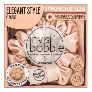 Sprunchie Slim Ballerina Bow gumka do włosów