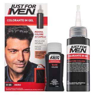 Gel Color farba do włosów dla mężczyzn H55 Natural Real Black
