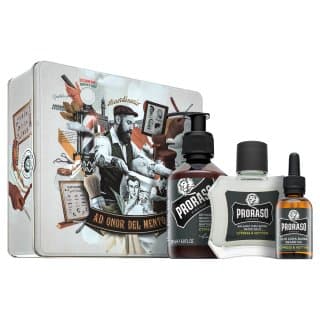 Cypress And Vetiver zestaw podarunkowy Metal Box Beard Care + +