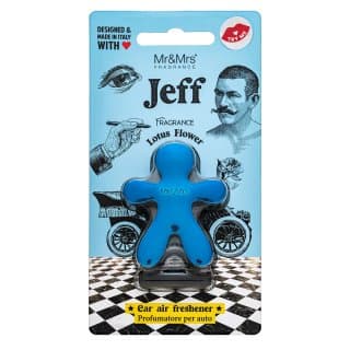 Jeff Chrome Car Air Freshener Lotus Flowers